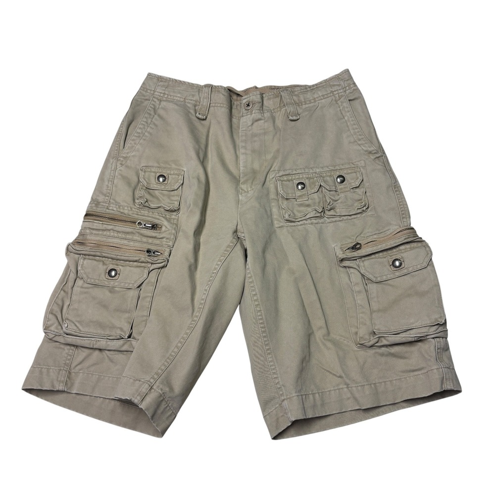 Vintage 90s Polo Ralph Lauren Military Paratrooper Flight Cargo Shorts Men 32X12